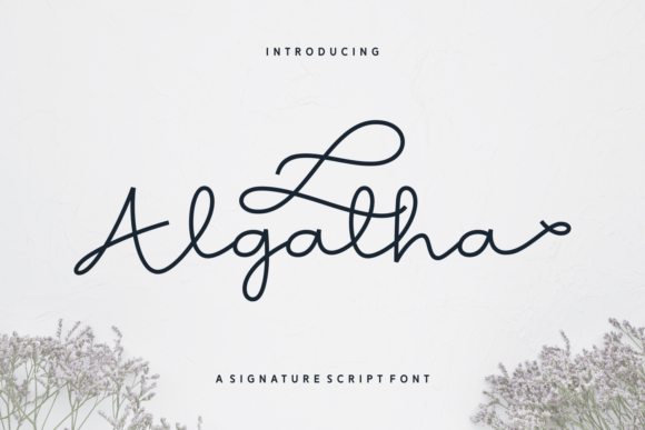 Algatha Font Review: A Signature Script That Builds Brand Trust