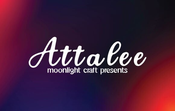 Attalee Font: Elegant Script for Web Design