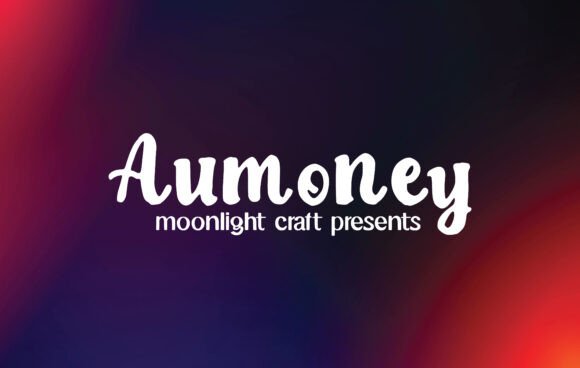 Aumoney: A Versatile Script Font