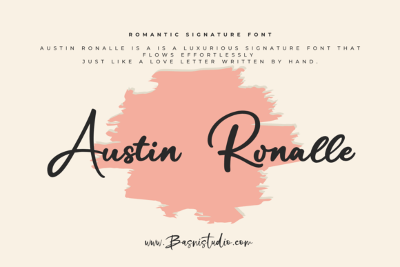 Austin Ronalle Review: A Script Font That Elevates Campaign Visuals