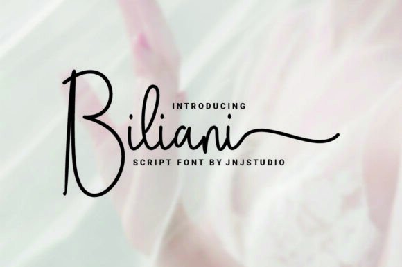 Biliani: A Script Font That Elevates Editorial Design