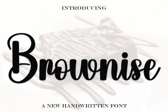 Brownise: A Sweet Script Font for Editorial Design and Content Branding