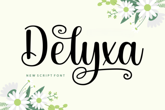 Delyxa: A Script Font That Brings Campaign Visuals to Life