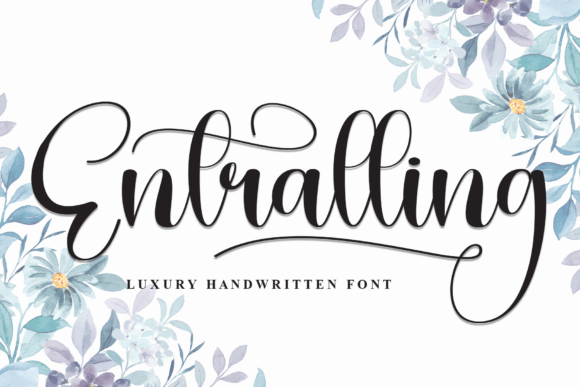 Entralling: An Elegant Script Font for Digital Design