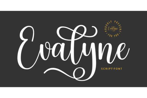 Evalyne Font Brings Graceful Calligraphy to Handmade Products