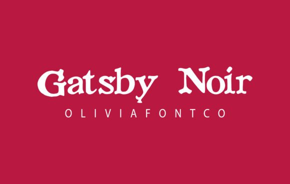 Gatsby Noir: A Handwritten Font for Elegant Design
