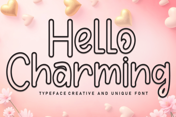 Hello Charming: A Handwritten Display Font for Editorial Warmth