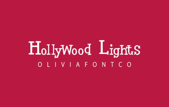 Hollywood Lights Font