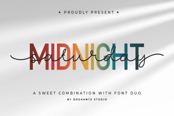 Midnight Saturday: A Duo Font That Makes Campaigns Stand Out