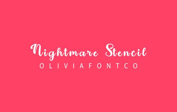 Nightmare Stencil Font for Creative Marketing