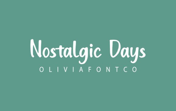 Nostalgic Days Font
