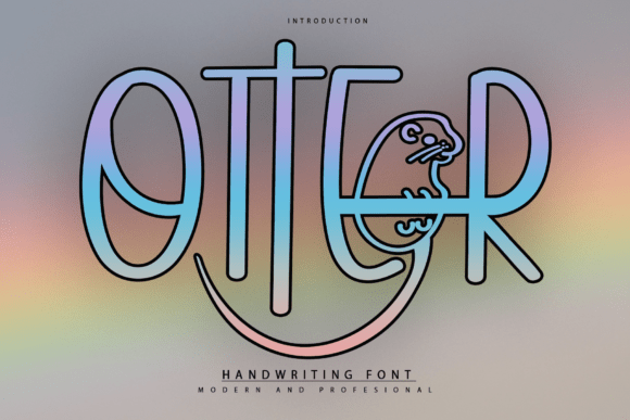 Otter Typeface: A Cursive Handwritten Font for Modern Web Design