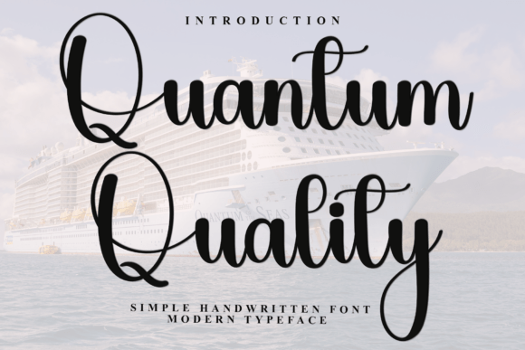 Quantum Quality: A Handwritten Font That Brings Warmth to Editorial Design