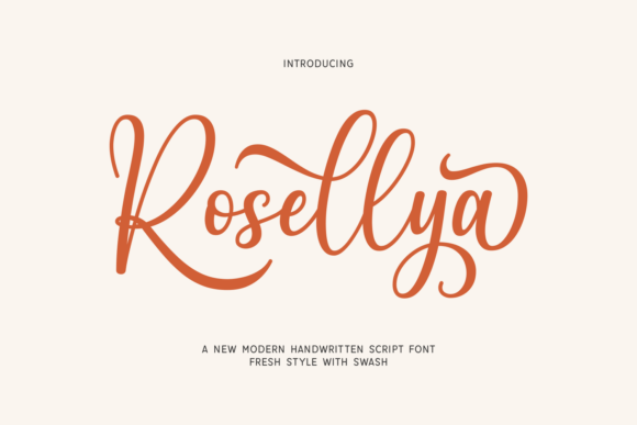 Rosellya: A Script Font for Romantic Branding and High-Impact Social Graphics
