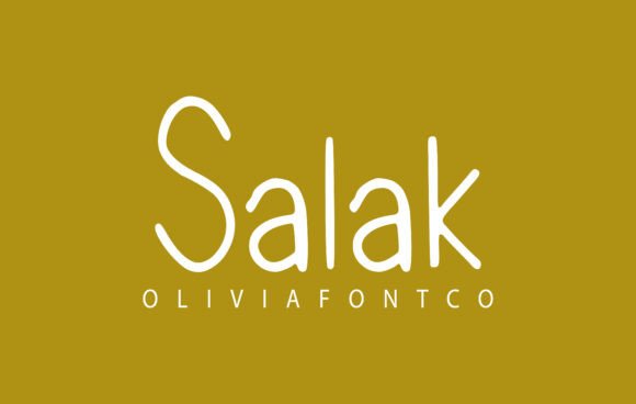 Salak Font: A Handwritten Typeface for Modern Marketing Visuals