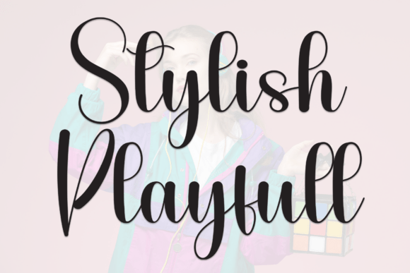 Stylish Playfull: A Handwritten Display Font for Modern Websites